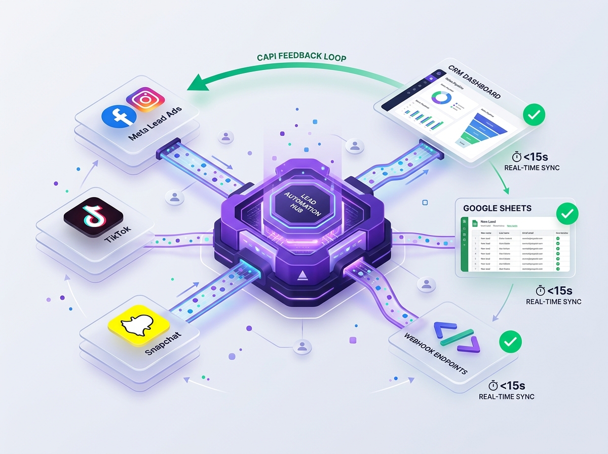 ZetaLink Lead Automation Flow & CAPI Loop